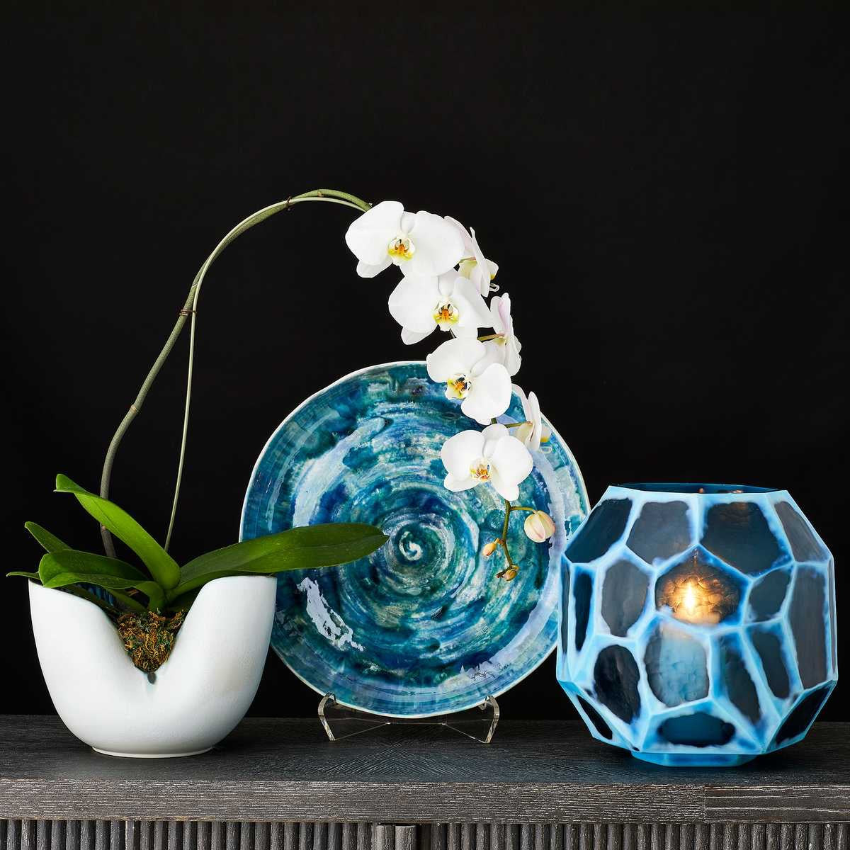 Indigo Vase - Medium - Thumbnail 2