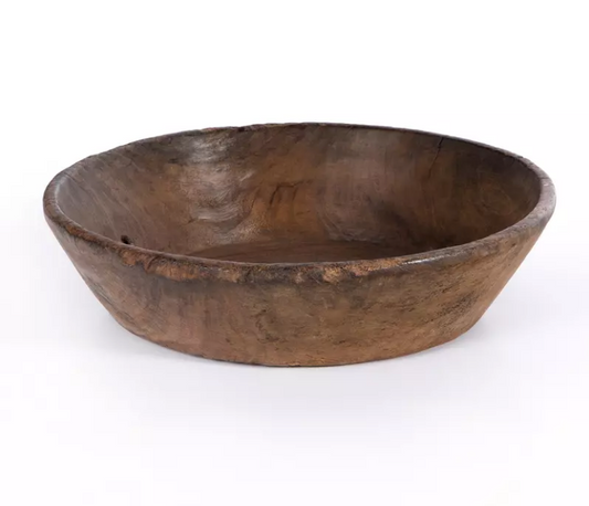Found Wooden Bowl
