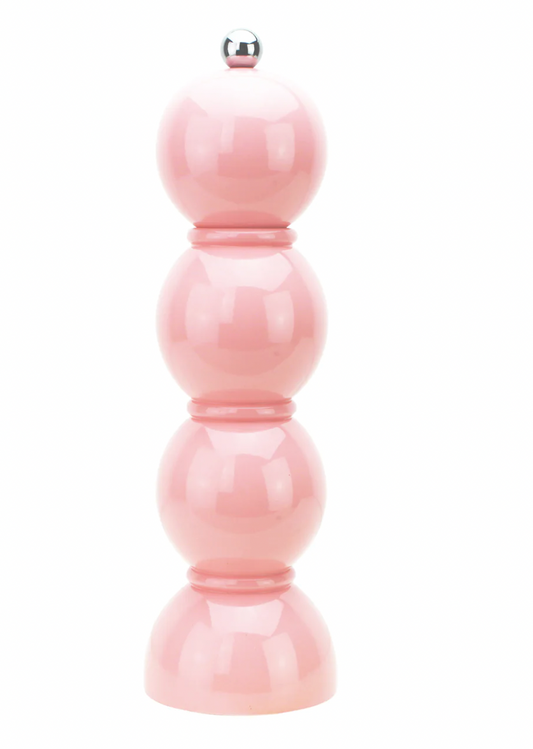 Pink Lacquered Salt/Pepper Mill