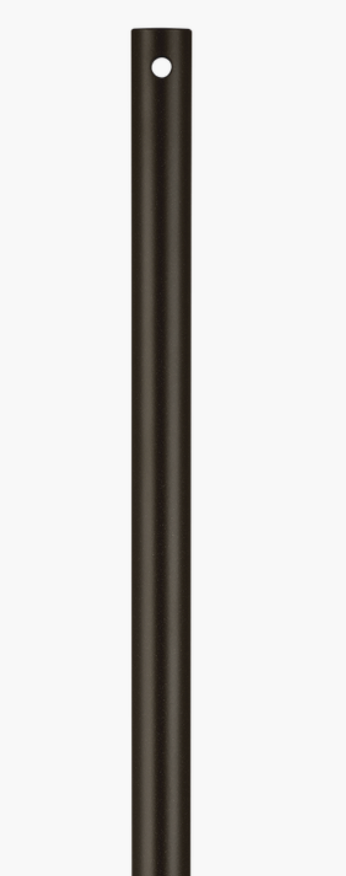Visual Comfort Universal Downrod - 12" Black