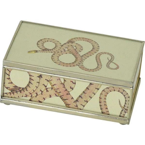 Yellow Headed Snake Matchbox Cover