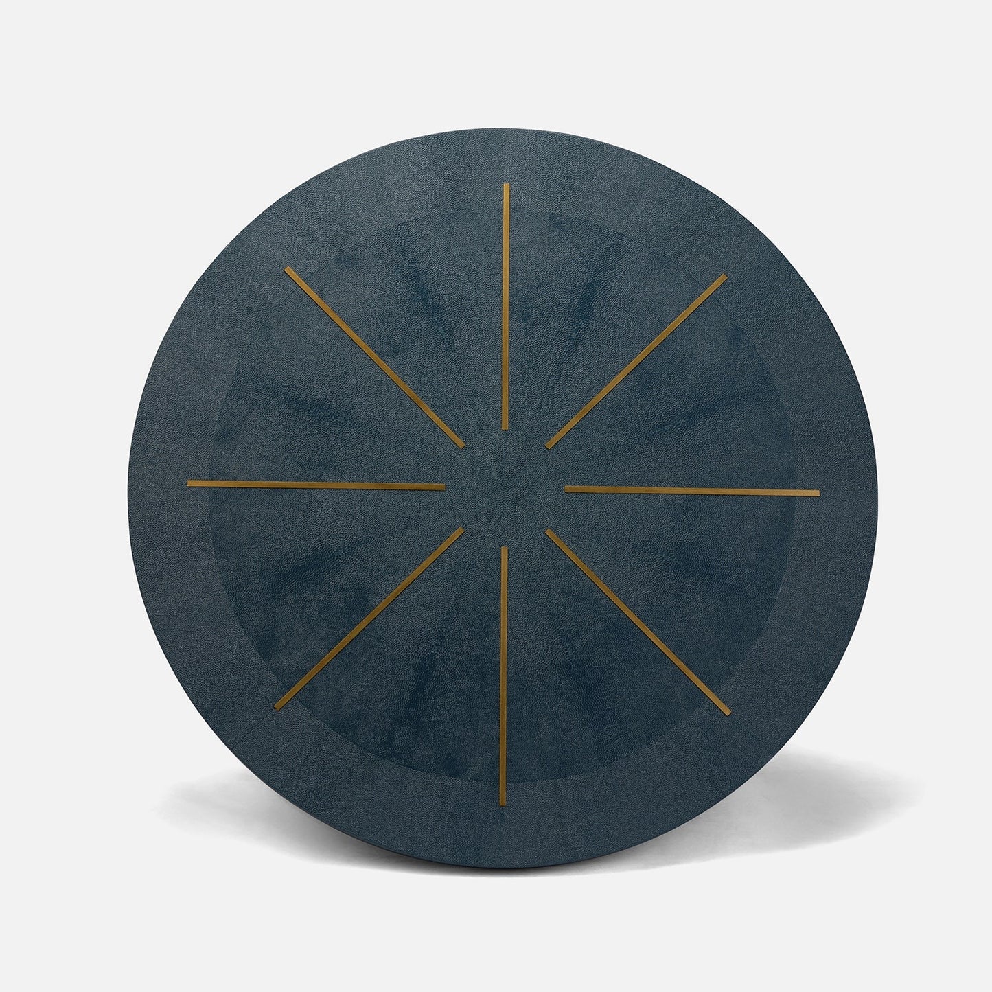 Ilana Side Table 38 x 30 Shagreen/Metal