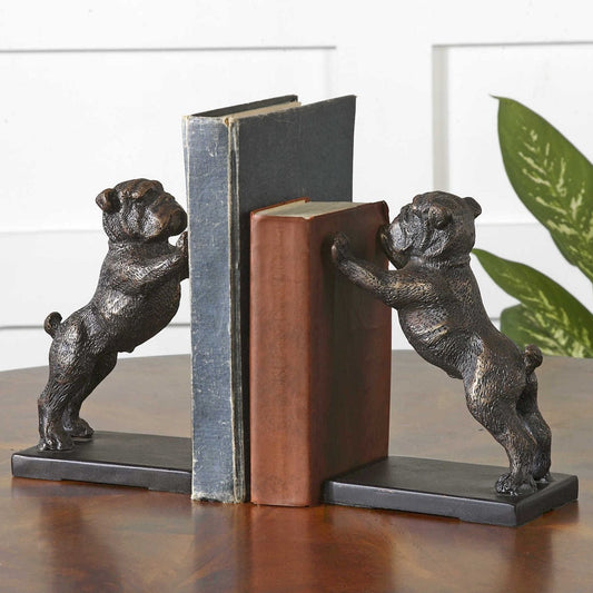 Bulldogs Bookends Set/2