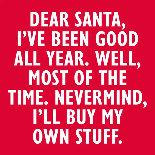 Holiday Cocktail Napkins - Dear Santa