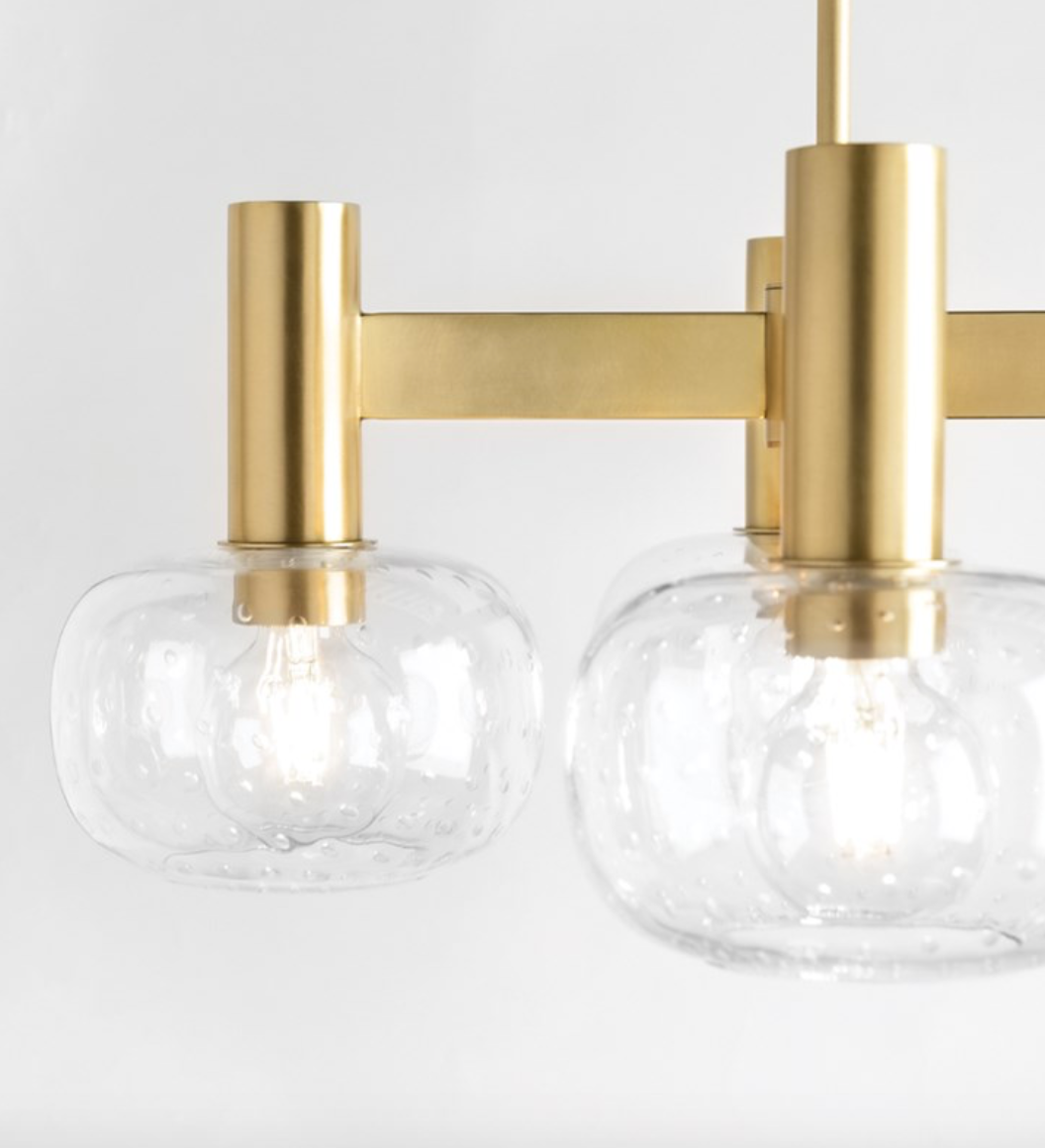 Harlow Chandelier - Polished Nickel