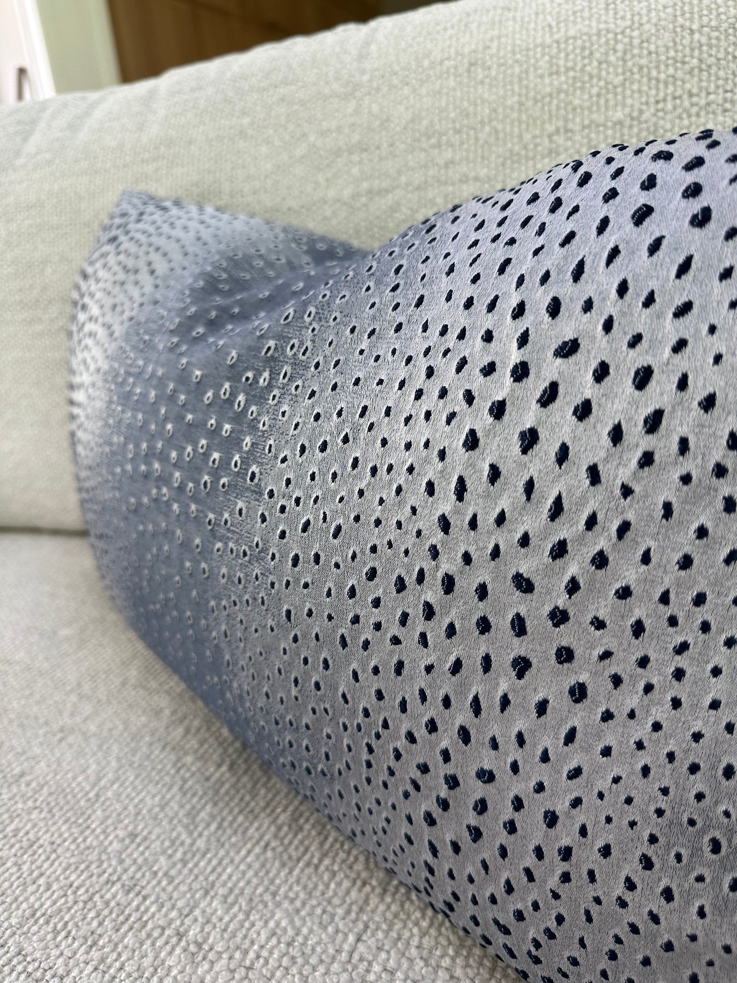 Lounge Lizard Navy Lumbar Pillow